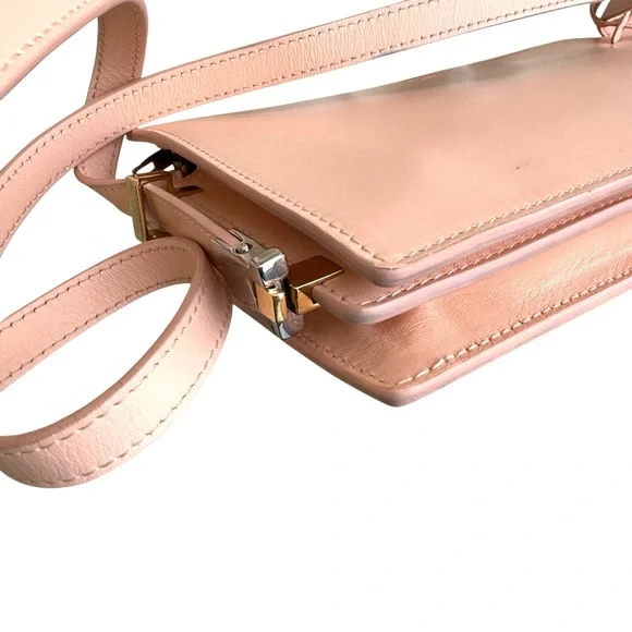 Balenciaga Shoulder Bag Crossbody Light Pink Leather - Picture 11 of 17